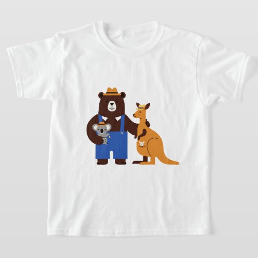 子供のイラスト Tシャツ (レイダウン)