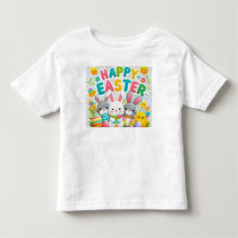 子供のイースターシャツ トドラーTシャツ