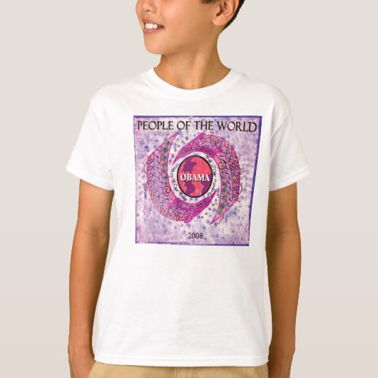 子供のオバマのティー Tシャツ (正面)