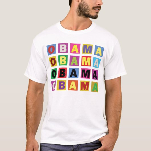 子供のオバマの虹 Tシャツ (正面)