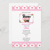 子供のオーダーメイド バースデー プチスイート ワン 誕生日招待状 招待状 (正面/裏面)