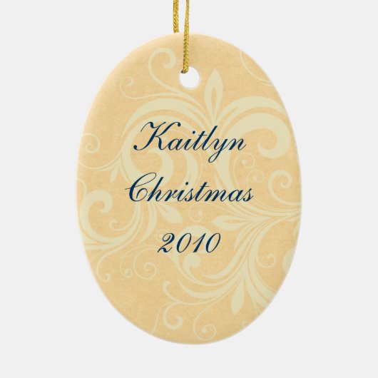 子供のオーナメントを導く守り神 セラミックオーナメント (裏面)