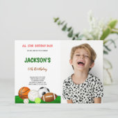 子供のカスタマイズ可能な楽しいパーティー招待状 招待状 (スタンド正面)