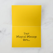 子供のカスタムでおもしろいなベビーのドラゴン カード (内部)