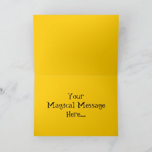 子供のカスタムでおもしろいなベビーのドラゴン カード (内部)