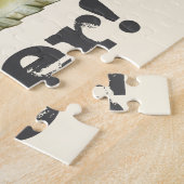 子供のカスタムで黄色い建築の坑夫のジグソーパズル ジグソーパズル (側面)