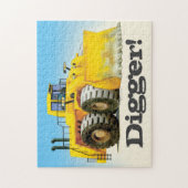 子供のカスタムで黄色い建築の坑夫のジグソーパズル ジグソーパズル (縦)