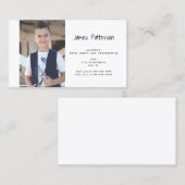 子供のカスタムな写真の食物アレルギー医学の注意深いカード コーリングカード (正面/裏面)