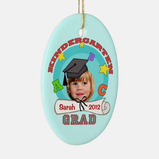 子供のカスタムな幼稚園の卒業のオーナメント セラミックオーナメント (右)