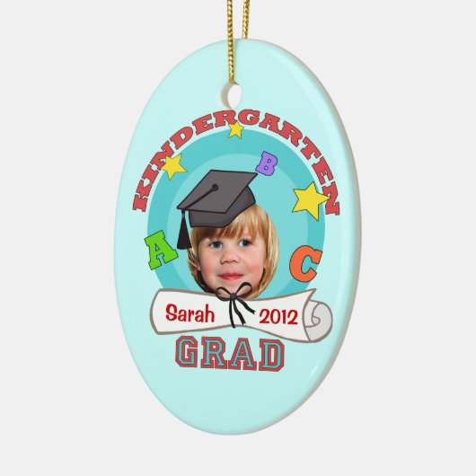 子供のカスタムな幼稚園の卒業のオーナメント セラミックオーナメント (左)