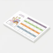 子供のカスタムスケジュール報酬チャート 1年分セット ポストイット (アングル)