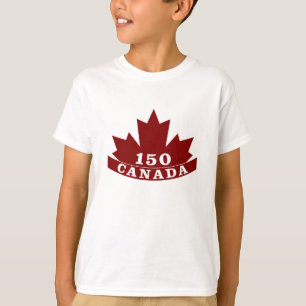 子供のカナダ150のTシャツ Tシャツ
