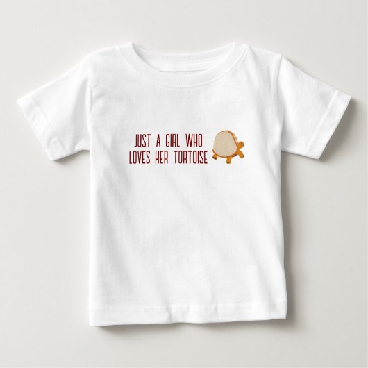 子供のカメのTシャツ ベビーTシャツ (正面)