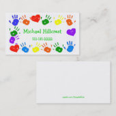 子供のカラフルなテレホンカード コーリングカード (正面/裏面)