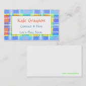 子供のカラフルなテレホンカード コーリングカード (正面/裏面)