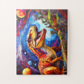 子供のカラフル恐竜 ジグソーパズル (縦)