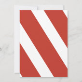 子供のカーニバルパーティーお礼カード サンキューカード (裏面)