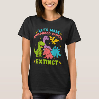 子供のガンがなくなる恐竜ウェア Tシャツ