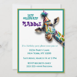 子供のキリン誕生日