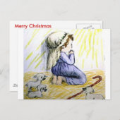 子供のクリスマスを祈ること シーズンポストカード (正面/裏面)