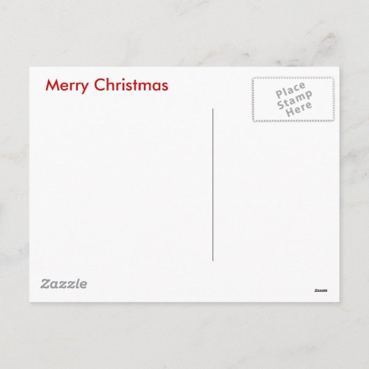 子供のクリスマスを祈ること シーズンポストカード (裏面)