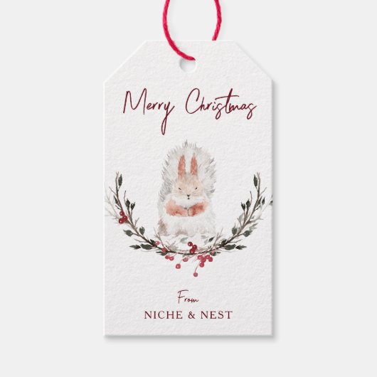 子供のクリスマスギフトタグ ギフトタグ (正面)