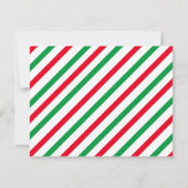 子供のクリスマスサンキューカード- 10のセット ノートカード (裏面)