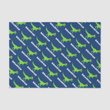 子供のクリスマスティッシュペーパーと恐竜おもしろい