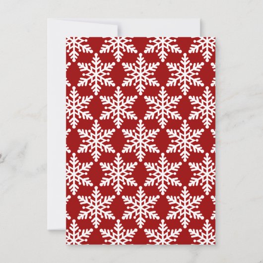 子供のクリスマス・パーティ及びギフト交換 招待状 (裏面)