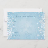 子供のクリスマス・パーティ-木、バレリーナ、くるみ割り 招待状 (裏面)