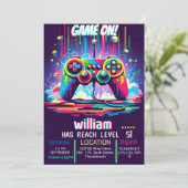 子供のクールゲームのレベルを5歳の誕生日まで上げる 招待状 (スタンド正面)