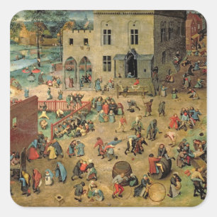 子供のゲーム1560年 スクエアシール