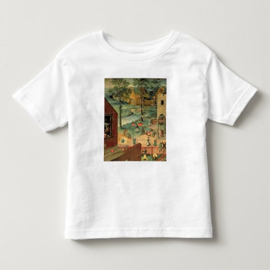 子供のゲーム1560年 トドラーTシャツ (正面)