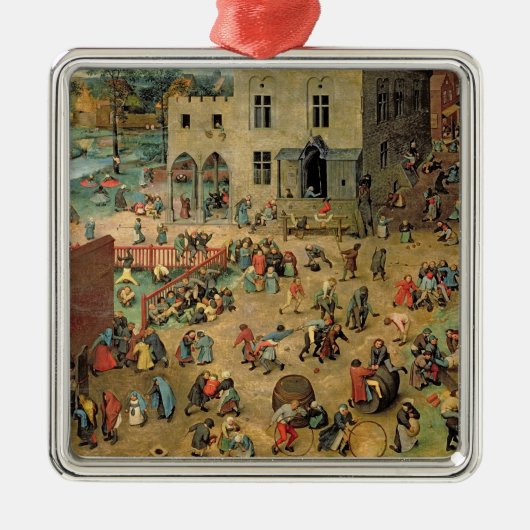 子供のゲーム1560年 メタルオーナメント (正面)