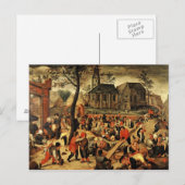 子供のゲーム ポストカード (正面/裏面)