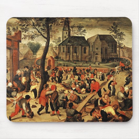 子供のゲーム マウスパッド (正面)