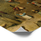 子供のゲーム：右上の詳細 ポスター (角)