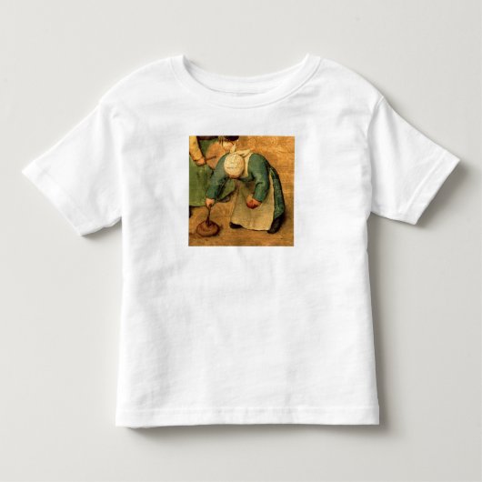 子供のゲーム:女の子の遊詳細 トドラーTシャツ (正面)