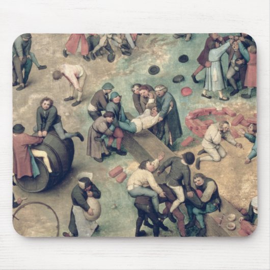 子供のゲーム: 最下の右手の詳細 マウスパッド (正面)