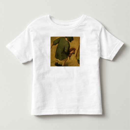 子供のゲーム、最下セクションの詳細 トドラーTシャツ (正面)
