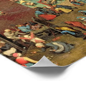 子供のゲーム， 1560 ポスター (角)