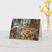 子供のゲーム | Pieter Bruegel長老 | カード (黄色い花)