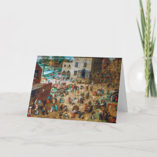 子供のゲーム   Pieter Bruegel長老   カード