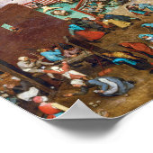 子供のゲーム | Pieter Bruegel長老 | ポスター (角)