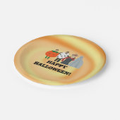 子供のコスチュームハッピーハローウィンプレート ペーパープレート (アングル)