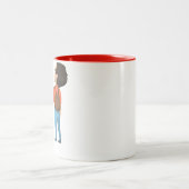 子供のコーヒーマグ ツートーンマグカップ (中央)