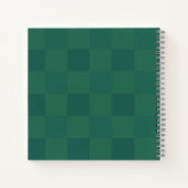 子供のサッカーボール男子学校 ノートブック (裏面)