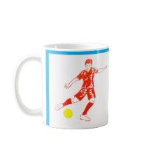 子供のサッカー マグカップ