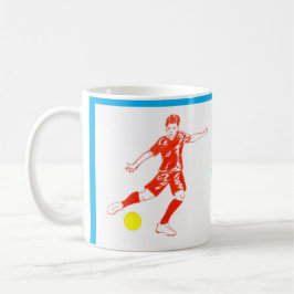 子供のサッカー マグカップ