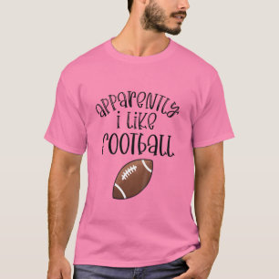 子供のサッカーS女の子のための私はフットバが好きらしい Tシャツ
